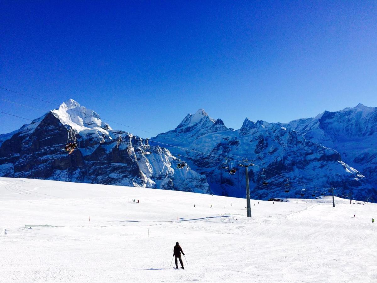 Luxury, New - Amazing Views Grindelwald Eiger Jungfrau Moench Apartment Exterior foto
